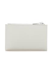 Medium cream women's wallet POREC-0428-0B(W26), back view of the product on a white background.