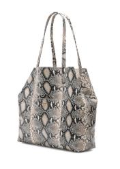 Women's leather shopper bag TORES-1164-86(Z25), diagonal product view on a white background.