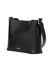 Black small women's handbag TOREC-1336-99(Z26), diagonal product view on a white background.