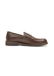 Dark brown leather men's loafers BUTYM-0502-1I(W26)