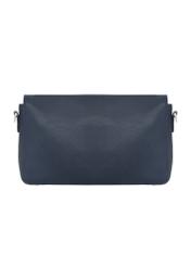 Navy blue women's handbag TOREC-1350-7E(Z26) - product view from the back, on a white background.