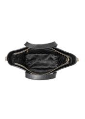 Black leather shopper bag TORES-1272-9I(W26)