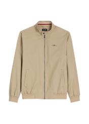 Beige men's lightweight transition jacket KURMT-0370-1B(W26)