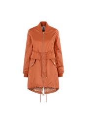 Women's orange parka KURDT-0171-30(W19)-01