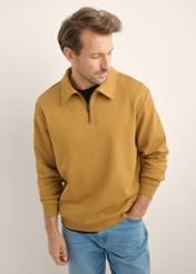 Mustard cotton men's sweatshirt BLZMT-0081-2D(Z26)