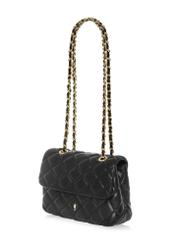 Black quilted women's handbag TOREC-0932B-99(W25)-02