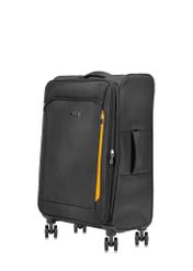 Medium suitcase on wheels WALNY-0042-99-24(W25), diagonal view of the product on a white background.