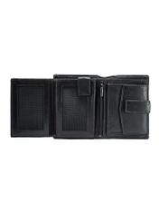Black leather men's wallet PORMS-0650-99(W25)