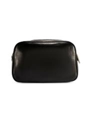 Medium black women's handbag TOREC-1121-9F(W26), product view from the back on a white background.