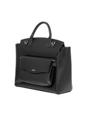 Black women's business briefcase TOREC-1280-99(Z26) - diagonal product view, on a white background.