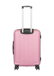 Medium suitcase on wheels WALAB-0053-5C-24(W26), product view from the back on a white background.