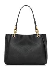 Black women's handbag made of imitation leather TOREC-0998-99(W25)-04