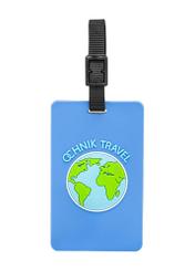 Luggage tag with Earth AW-005-0019-61(W24)-01