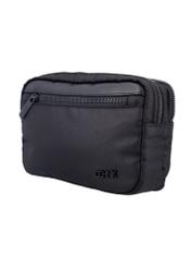 Black men's cosmetic bag TORMN-0429-99(Z26), diagonal product view on white background.