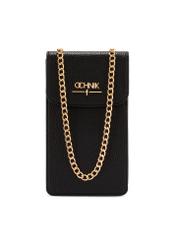 Black women's pouch TOREC-1112-99(Z25) - front product view on white background.