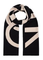 Black women's winter scarf SZADT-0151-98(Z24)