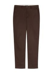 Brown men's trousers SPOMT-0121-1I(W26), product view from the front on a white background.