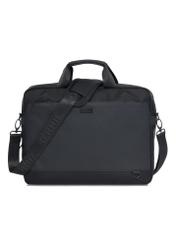 Black men's briefcase with laptop pocket TORMN-0312-99(W24)-01