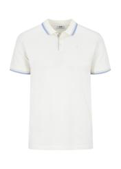 White men's polo shirt POLMT-0069-11(W24)-04