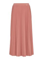 Women's pink pleated skirt SPCDT-0096-32(Z24)-03