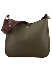 Green women's hobo bag TOREC-1257-8B(Z26). Product view from the front on a white background.