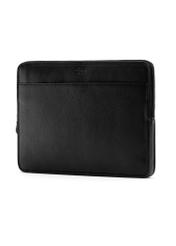 Black leather laptop briefcase TORMS-0455-99(W25)-02