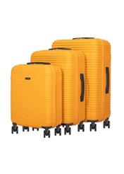 Set of 19'/24'/28' wheeled suitcases WALAB-0040-3A(W26), diagonal view of the products on a white background.