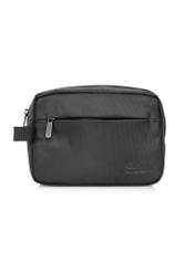 Black men's cosmetic bag TORMN-0267C-99(Z25), front product view on white background.