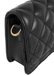 Black small quilted women's handbag TOREC-1033-99(W25)-06