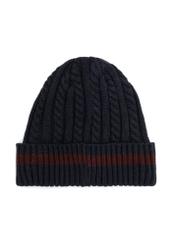 Navy blue men's cap CZAMT-0086-69(Z25), product view from the back on a white background.