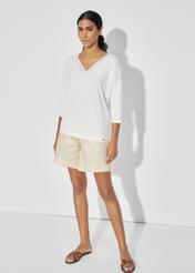 White women's blouse BLUDT-0156-11(W24)-02