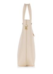 Cream leather handbag for women TORES-0728B-12(W24)-03