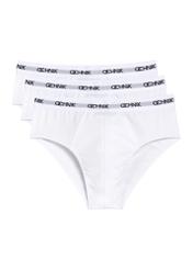Three-pack of white men's briefs ZESMS-0003-0A(W26)