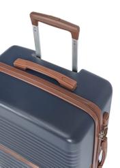 Set of 19''/24''/28'' trolley suitcases WALAB-0084-7D(W26), view of the product handle on a white background.