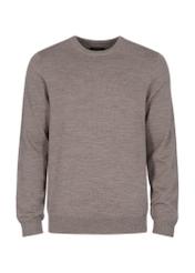 Beige wool men's sweater SWEMT-0139-81(Z23)-03