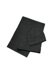 Men's black set with hat and scarf ZESTM-0006-9J(Z26)