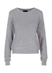 Women's grey sweater SWEDT-0193-91(Z23)-04