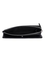 Black large women's wallet POREC-0446-99(Z26) - product view from above, on a white background.