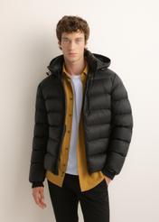 Men's winter jacket in black KURMT-0422-99(Z26)