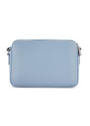 Blue small women's handbag TOREC-1175-7C(W26) - product view from the back, on a white background.