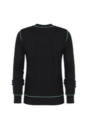 Women's sweatshirt with green elements BLZDT-0010-99(Z19)-02