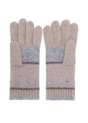 Women's winter striped gloves REKDT-0032-61(Z24)-03