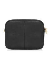 Black leather handbag TORES-1079D-99(W25)-03