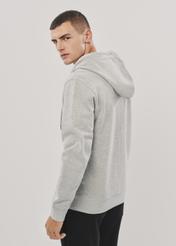 Gray men's unbuttoned sweatshirt BLZMT-0051A-91(Z23)-02