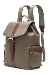Men's khaki backpack TORMN-0371-55(Z25), diagonal product view on a white background.