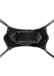Black women's shopper handbag TOREC-1122-9F(W26), product view inside on white background.