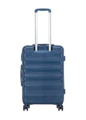 Medium suitcase on wheels WALPC-0015-7D-24(W26), product view from the back on a white background.