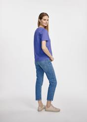 Blue basic women's t-shirt TSHDT-0120-61(W25)-05