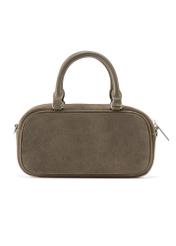 Women's khaki shoulder bag TORES-1193-55 (Z25), product view from the back on a white background.