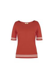 Women's short sleeve sweater SWEDT-0090-41(W19)-01